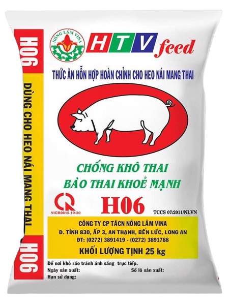 Thức ăn hỗn hợp cho Heo Nái mang thai