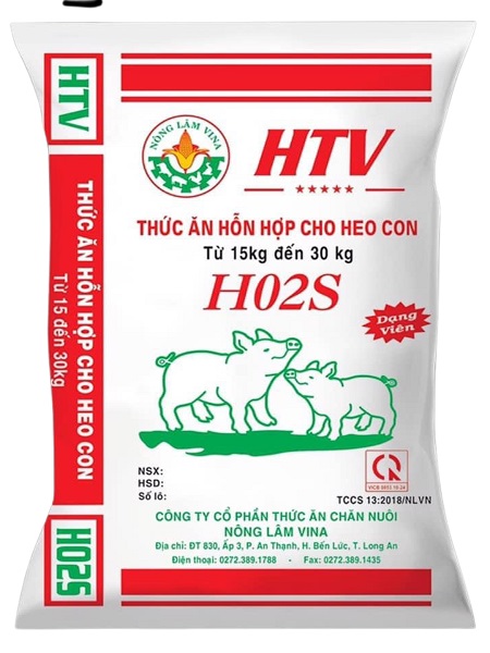 Thức ăn hỗn hợp cho Heo từ 15Kg-30Kg- Dạng viên